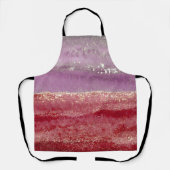 Elegant purple and gold glitter schort (Voorkant)