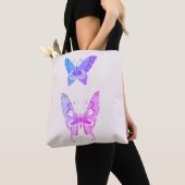 Elegant Purple Butterfly Duo —Tote Tote Bag (Dichtbij)