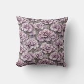 Elegant Purple Flower Pillow Kussen (Voorkant)