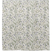 Elegant Purple Flowers Douchegordijn (Voorkant)