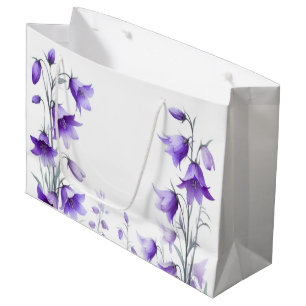 Elegant Purple Flowers Groot Cadeauzakje