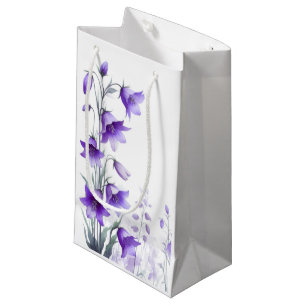 Elegant Purple Flowers Klein Cadeauzakje