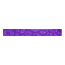 Elegant Purple Glitter  Satijnen Lint