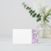 Elegant Purple Grey Abstract Chic Pattern Afsprakenkaartje (Staand voorkant)