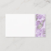 Elegant Purple Grey Abstract Chic Pattern Afsprakenkaartje (Voorkant)