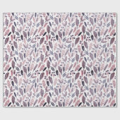 Elegant Purple Hues Botanicals Cadeaupapier (Vlak)