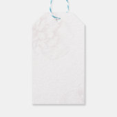 Elegant Purple Lavender Flower Boho Gift Tag Cadeaulabel (Achterkant)