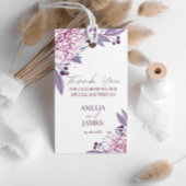 Elegant Purple Lilac Lavender Fl-cadeaulabels Cadeaulabel