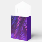 Elegant Purple Palm Leaf Favor Box Bedankdoosjes (Geopend)