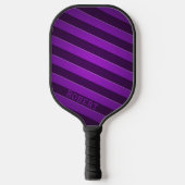 Elegant Purple Personalized Script Name Pickleball Paddle (Voorkant)