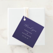Elegant Purple Thank You Card Bedankjes Labels (In situ)