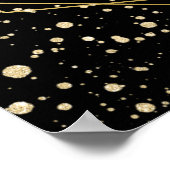 Elegant Purple watercolor flowers Graduation Poster (Hoek)