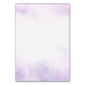 Elegant Purple Watercolor wedding Kaart (Achterkant)