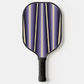 Elegant Purple White Chevron Pattern Pickleball Paddle (Voorkant)