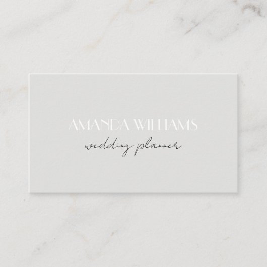 Elegant QR Code Card Social Media Business Card Visitekaartje (Voorkant)