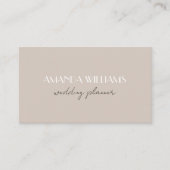 Elegant QR Code Kaart Sociaal stoffig Visitekaartj Visitekaartje (Voorkant)