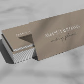 Elegant QR Code Kaart Sociaal Zand Visitekaartje