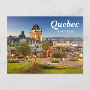 Elegant Quebec Canada Briefkaart