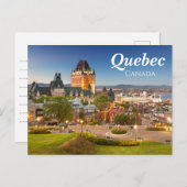 Elegant Quebec Canada Briefkaart (Voorkant / Achterkant)