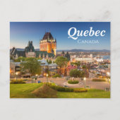 Elegant Quebec Canada Briefkaart (Voorkant)