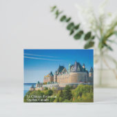 Elegant Quebec Canada Waterverf Briefkaart (Staand voorkant)