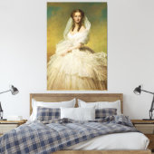 Elegant Queen Alexandra  schilderend portret Canvas Afdruk (Insitu (Slaapkamer))