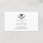 Elegant Queen Bee Visitekaartje (Achterkant)