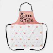 Elegant Queen Kroon Chique Patroon Schort (Voorkant)