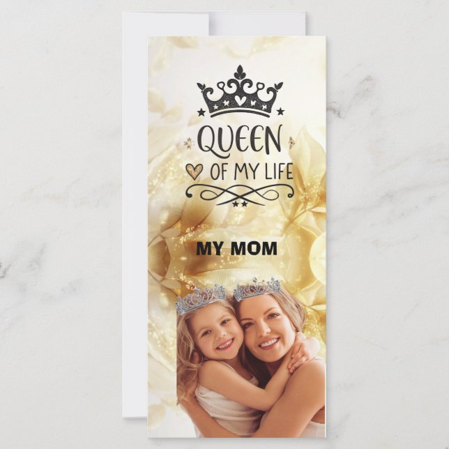 Elegant Queen of my Life-my mom  (Voorkant)