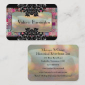 Elegant Quilt Round Visitekaartje (Voorkant / Achterkant)