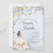 Elegant Quinceanera 15th Birthday Kaart (Voorkant)