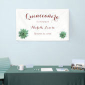 Elegant Quinceanera Birthday Party Banner (Beurs)