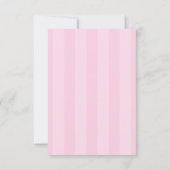 Elegant Quinceañera Bloemenboeket | Roze en wit Save The Date (Achterkant)