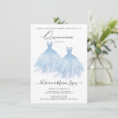 Elegant Quinceañera Glitter Sparkle Spain Kaart (Staand voorkant)