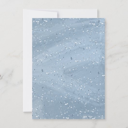 Elegant Quinceañera Glitter Sparkle Spain Kaart (Achterkant)