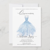 Elegant Quinceañera Glitter Sparkle Spain Kaart (Voorkant)