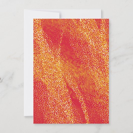 Elegant Quinceañera Glitter Sparkle Spain Kaart (Achterkant)