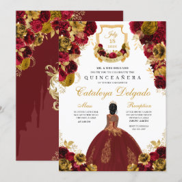 Elegant Quinceañera Kaart