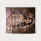 Elegant Quinceañera Tapestry Photo Backdrop Wandkleed (Voorkant (horizontaal))