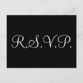 Elegant R.S.V.P. Briefkaart