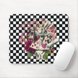 Elegant Rabbit Alice in Wonderland Muismat
