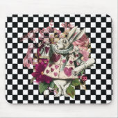 Elegant Rabbit Alice in Wonderland Muismat (Voorkant)