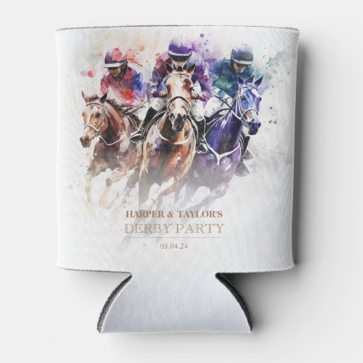 Elegant Race Paard Derby Party Ruitersport Blikjeskoeler (Voorkant)