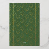 Elegant Race Paard Derby Party Ruitersport Folie Uitnodiging (Achterkant)