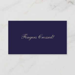 Elegant Raffle Ticket Navy Blauw