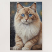 Elegant Ragdoll kat schilderij Legpuzzel (Verticaal)
