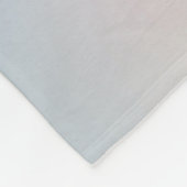 Elegant Rainbow Blue Butterfly Glitter Monogram Fleece Deken (Hoek)