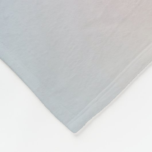 Elegant Rainbow Blue Butterfly Glitter Monogram Fleece Deken (Hoek)