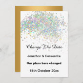 ELEGANT RAINBOW PASTEL SPOT VERANDERT DE DATUM (Voorkant / Achterkant)