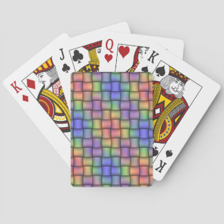 Elegant Rainbow Woven Jumbo Cards voor iedereen Speelkaarten